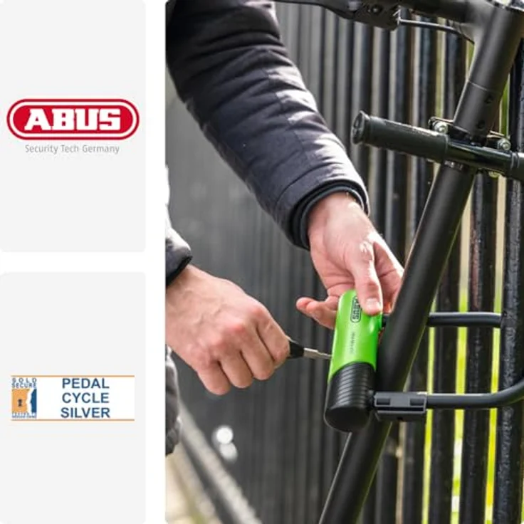 Abus Ultra 410K, Bügelschloss aus gehärtetem Stahl mit 13 mm Rundbügel, Flakeberry Purple – Bild 8