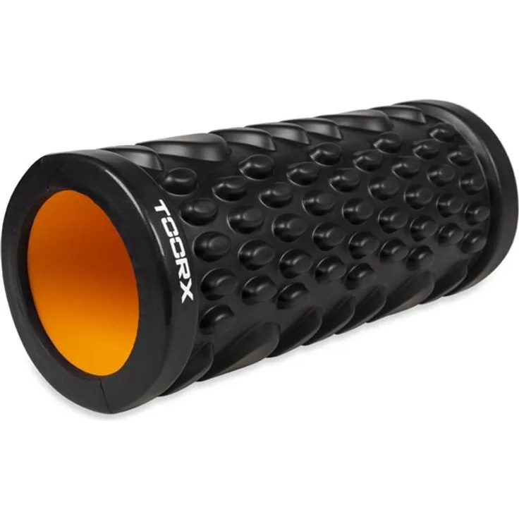 Toorx Foam Roller, Yoga Massagegerät für Muskelentspannung, 33 cm, schwarz