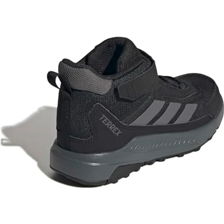 adidas TERREX Anylander Mid CF C, Kinder Wanderschuhe mit Traxion Technologie und elastischen Schnürsenkeln, grau – Bild 6