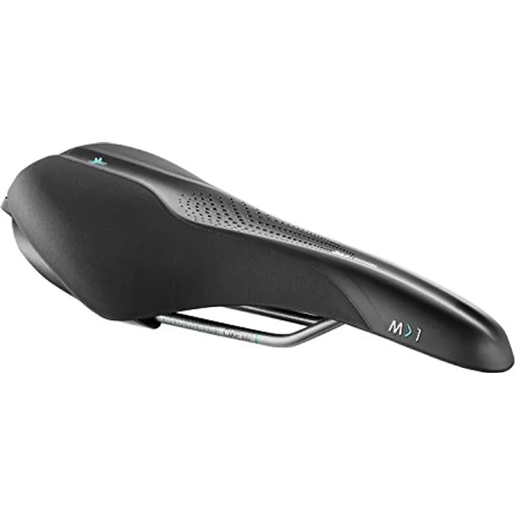 Selle Royal Scientia M, ergonomischer Velosattel mit 3D-SkinGel und dämpfender Sattelstrebe, schwarz