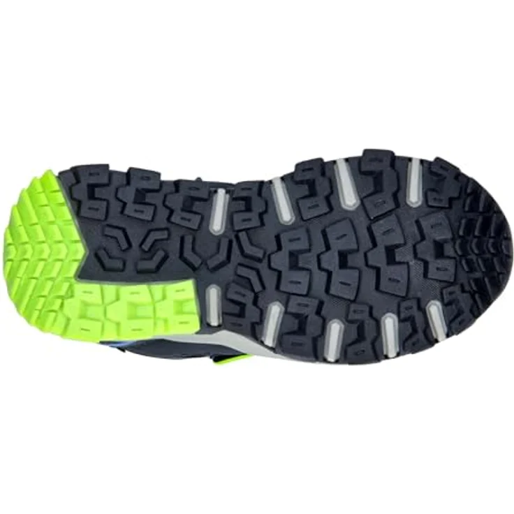 Lico Allen VS Trekkingschuh mit TEX-Membran, marine/blau/lemon, elastische Schnürsenkel und Klettverschluss, auswechselbare Textileinlegesohle bis Größe 35 – Bild 4