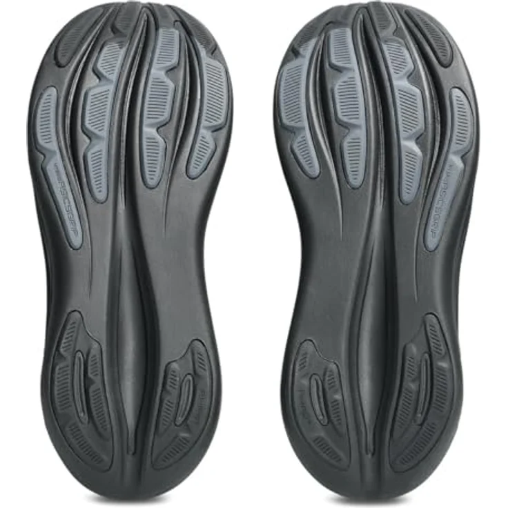 Asics GEL-Nimbus 28, Laufschuhe für Herren mit verbesserter Dämpfung in Schwarz/Grau, Größe 44,5 EU – Bild 7