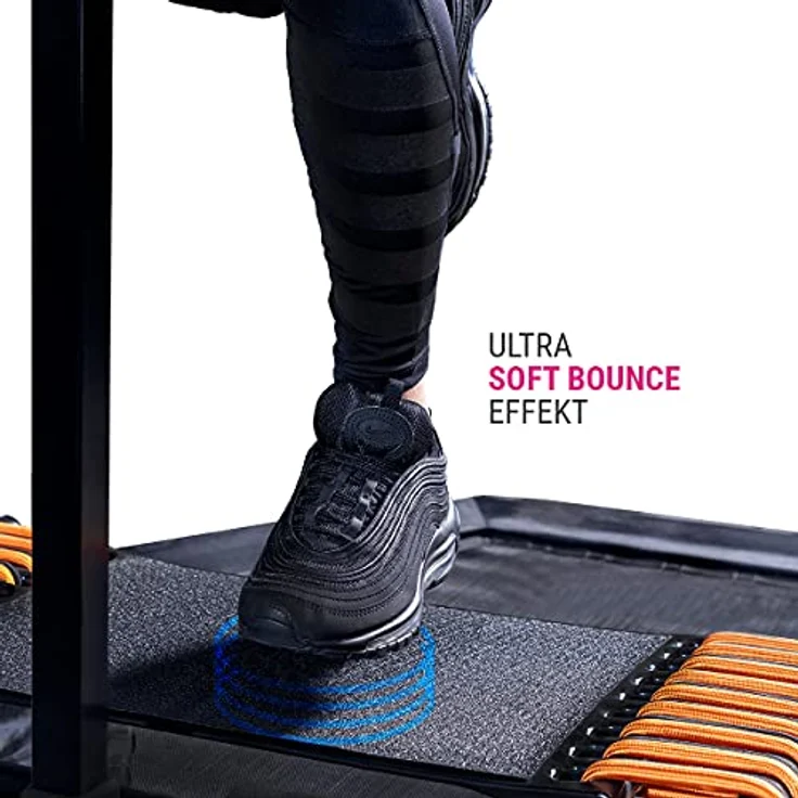 HAMMER Fitness-Trampolin Hammer 2022/23 JumpStep Professional, 2in1 Trampolin für intensives Po- und Beintraining, inkl. Trainingsvideos – Bild 5