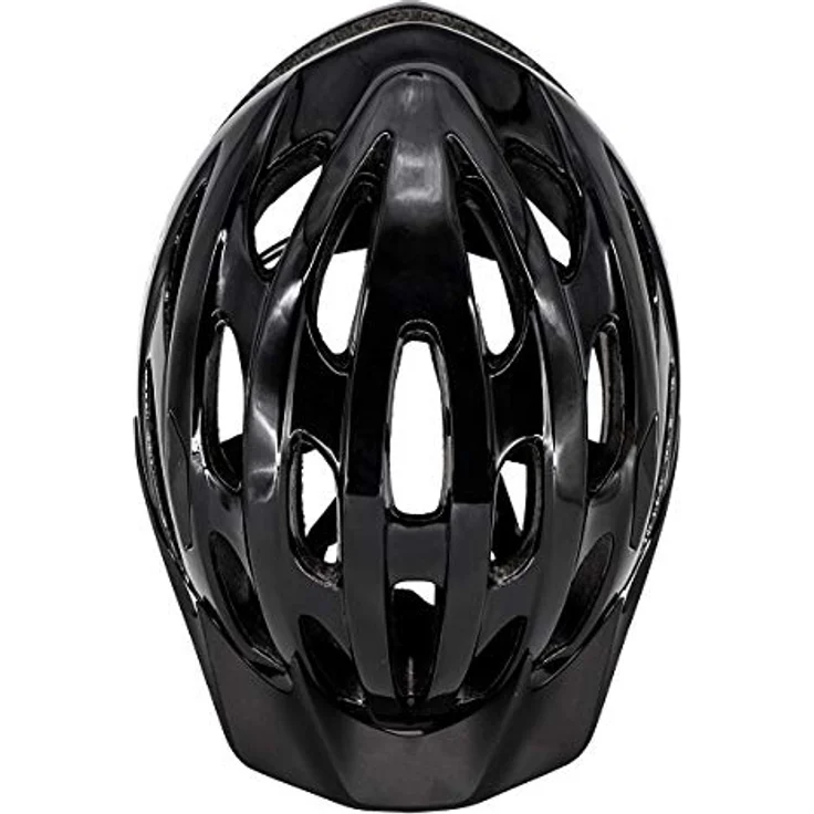 Airtracks Fahrradhelm Star K-60 Schwarz, Größe S/M / 53cm-58cm / für Herren und Damen - EPS-Körper + IN MOULD, 270g, 25 Belüftungsöffnungen, FS-6 Größenverstellsystem – Bild 3