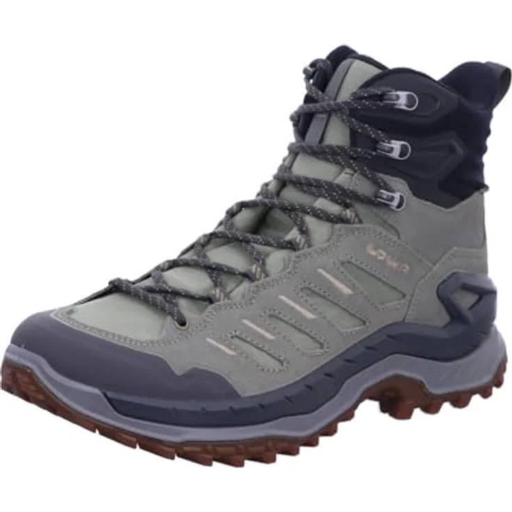 Lowa Innovo GTX Mid, multifunktionaler Wanderschuh mit GORE-TEX Membran, Seegras/Dune, Größe 42 – Bild 4