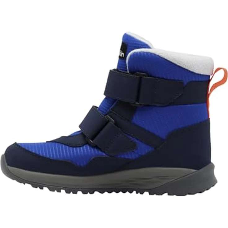 Jack Wolfskin Winterschuhe Polar Bear-B Texapore Mid VC, wasserdicht und atmungsaktiv für Jungen, blau/navyblau – Bild 1