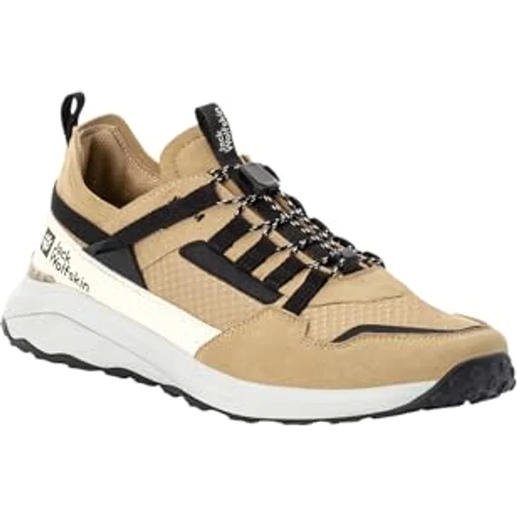 Jack Wolfskin Dromoventure Athletic Low M, Herren Wanderschuhe mit dämpfender EVA-Zwischensohle, Beige – Bild 8