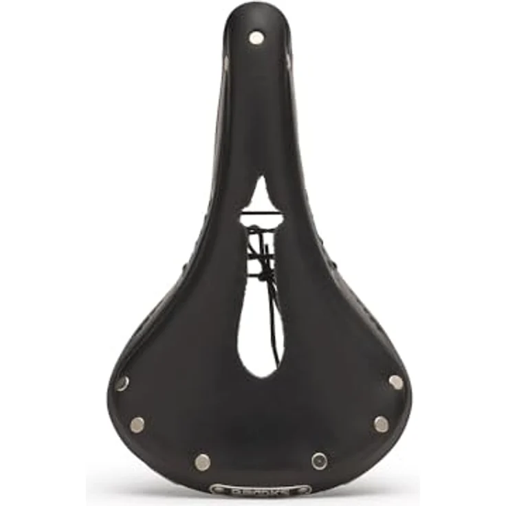 Brooks England Imperial, Ledersattel mit verchromtem Sattelgestell für Damen und Herren – Bild 2