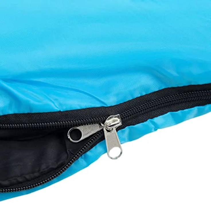 Nils Camp NC2002, Schlafsack 190 cm, kälte- und feuchtigkeitsbeständig mit Reißverschluss, Komforttemperatur 5-15°C – Bild 5