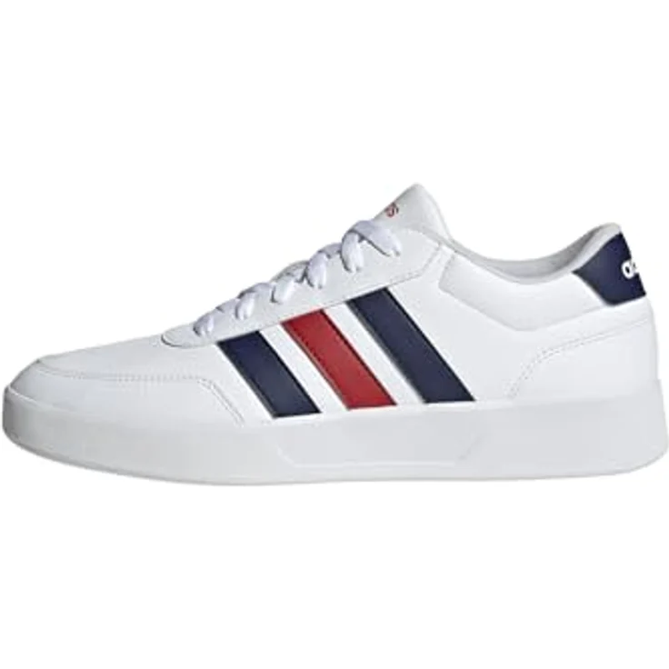 adidas Herren Breaknet 3.0 Shoes, Laufschuhe mit Synthetik-Obermaterial, FTWR White/Dark Blue/Better Scarlet, 48 EU – Bild 1