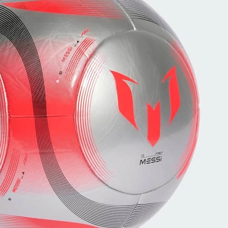 Adidas Messi Club Ball, strapazierfähiger Spielball für Fußballtraining – Bild 4