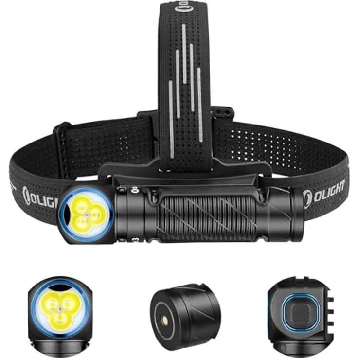 OLIGHT Perun 3, Stirnlampe aufladbar mit 3000 Lumen, 20 Tage Laufzeit, IP68 wasserdicht – Bild 1