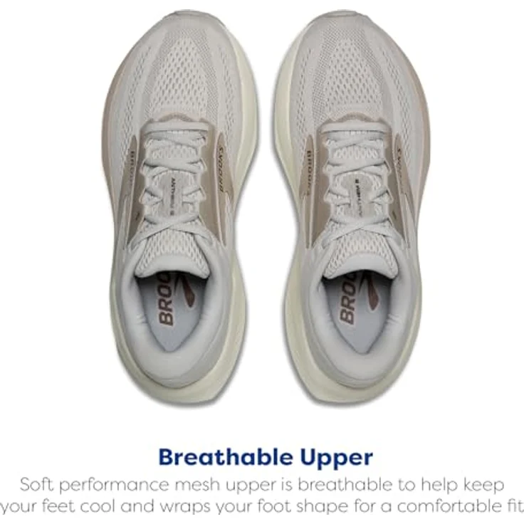 Brooks Anthem 8, Laufschuh für Damen mit weicher Dämpfung, atmungsaktivem Obermaterial und strapazierfähiger Außensohle, Schwarz/Mitternachtsgold, Größe 7,5 – Bild 4