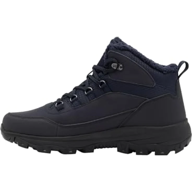 Jack Wolfskin Everquest Mid Texapore, warmer, wasserdichter Winterschuh mit PFC-freier Membran, dark navy – Bild 1