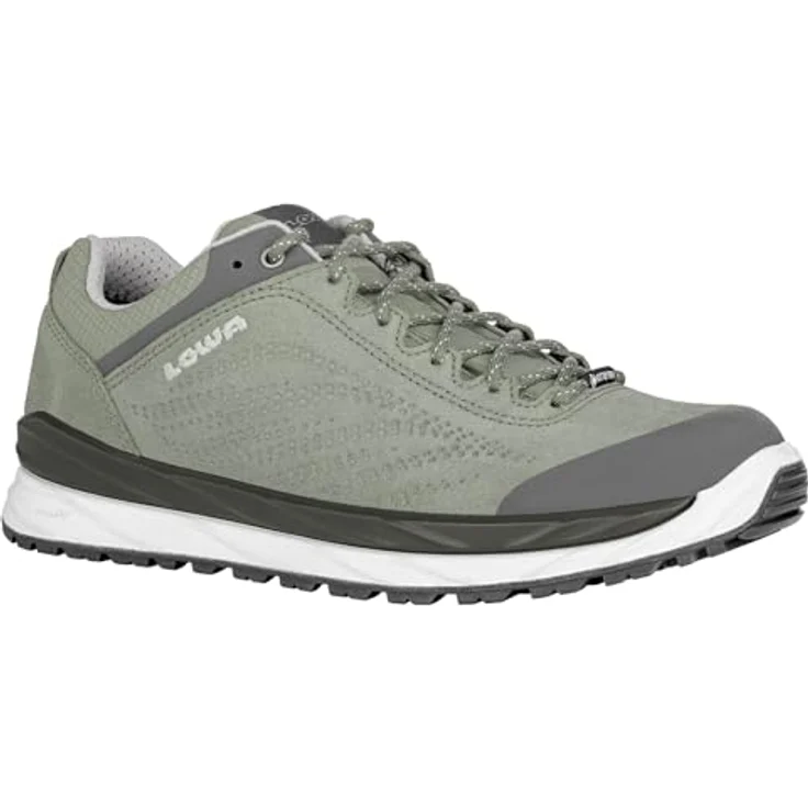 Lowa Malta GTX Lo Wanderschuhe Damen, Grün, Größe EUR 41 | UK 7, Leder/Textil, Schnürer, Gummi-Laufsohle – Bild 5
