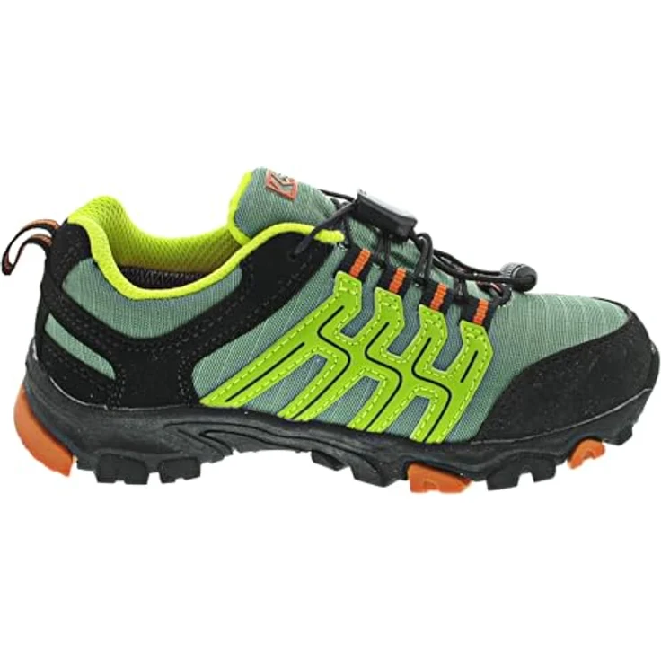 Kastinger Wanderschuhe, Kunstleder/Mesh, Größe 29 EU, grün, Gummizugverschluss – Bild 3