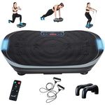 Skandika Vibrationsplatte V2 | Fitnessgerät für Muskelaufbau, Ganzkörper, Oszillation 6 – 13 Hz, bis 120 kg, Vibrationsbrett Fitness, Vibrationsplatten für Zuhause, Sportgerät Heimtraining, mit Griff