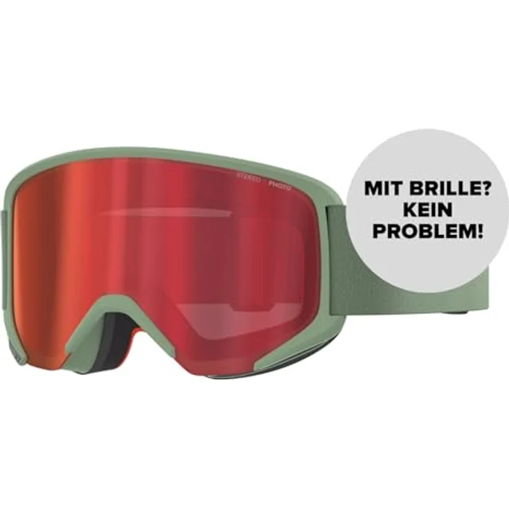 ATOMIC SAVOR M PHOTO Skibrille, Mittelgroße Ski- & Snowboardbrille mit Photochromic Technologie und Live Fit Rahmen für individuelle Passform – Bild 1