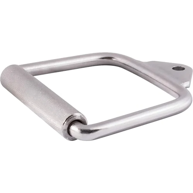 Sport-Thieme Einhandgriff für Kraftstation, Hochglanz verchromt, ideal für Latzüge und Kabelzuggeräte, 145x125 mm – Bild 1