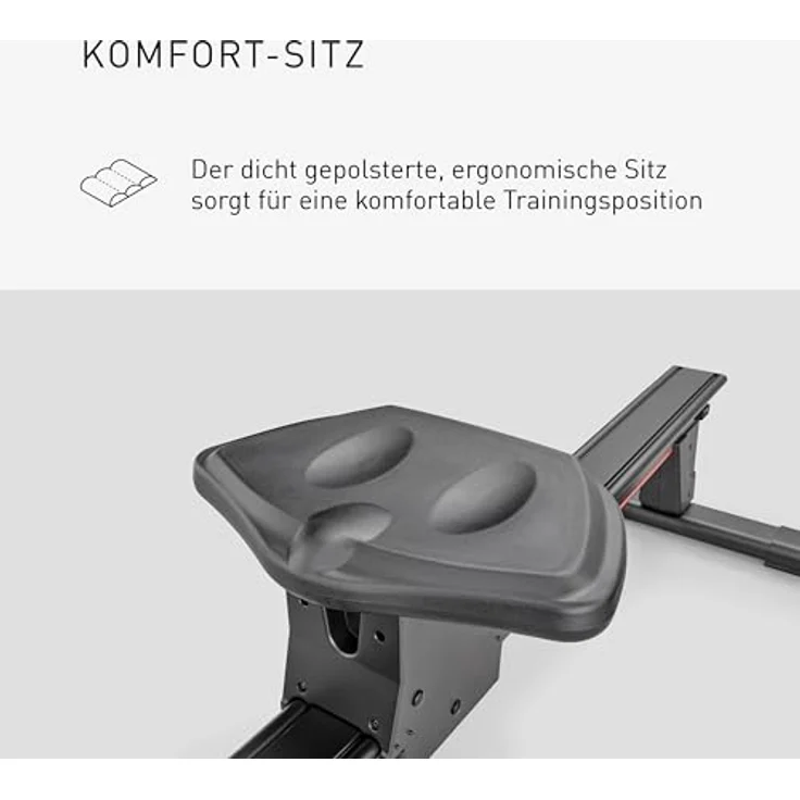 adidas Performance Rudergerät R-21, Wasserrudergerät mit 7 Widerstandsstufen, Wasserwiderstandssystem und Brustgurt – Bild 6