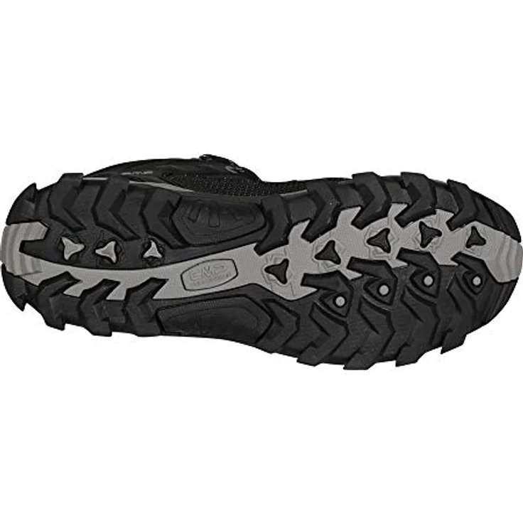 CMP Campagnolo Rigel Mid WP, Herren Wanderschuhe, wasserdichtes Veloursleder, Größe 42, Schwarz – Bild 7