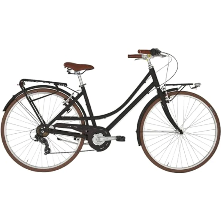 ALPINA Freetime Herrenfahrrad, Herren, Schwarz, 46 cm - Shimano TY300 7-Gang-Schaltung, 28 Zoll Räder – Bild 1