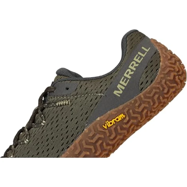 Merrell Vapor Glove 6, Herren Wanderschuhe, atmungsaktives Obermaterial aus 100 % recyceltem Mesh, Vibram EcoStep-Aussensohle, vegan-freundlich, Grün, Größe 41 – Bild 7