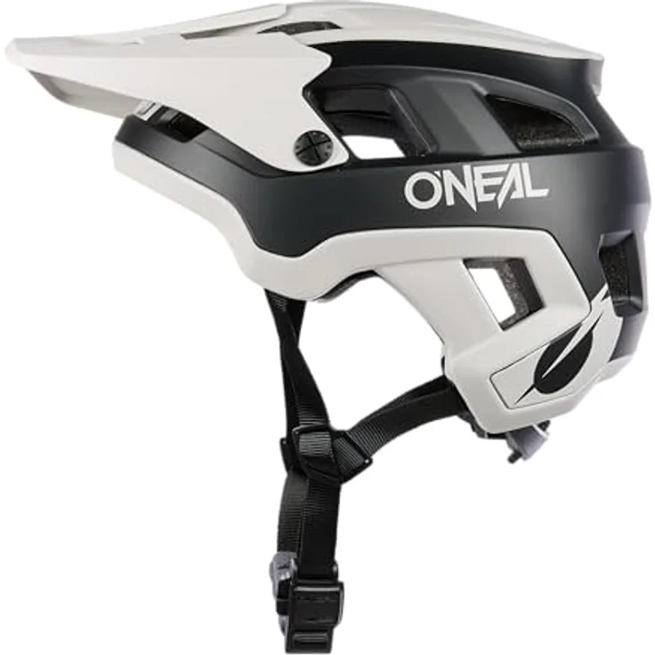 O'Neal Helm DEFENDER SOLID, leichter All Mountain/Enduro Fahrradhelm in grau/schwarz, Größe L/XL (58/62 cm) mit Fidlock Magnetverschluss und optimierter Belüftung – Bild 2