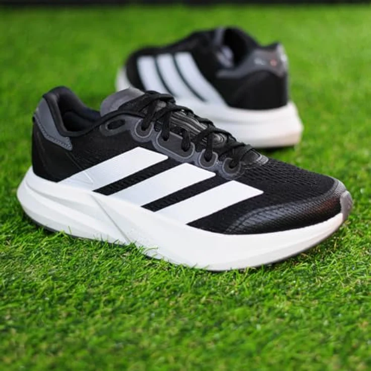 adidas Duramo Speed Laufschuhe, Lightstrike Dämpfung, Core Black/Cloud White/Grey Five, EU 38 – Bild 2