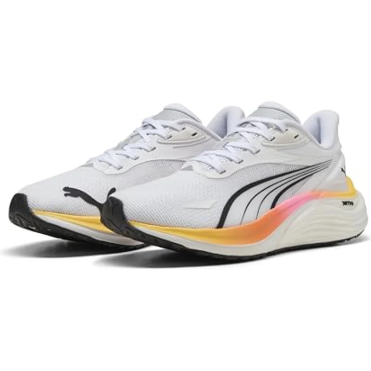 Puma Electrify NITRO™ 4, Laufschuhe für Herren mit NITROFOAM™ Dämpfung, atmungsaktivem Mesh-Obermaterial und PUMAGRIP Gummi, schwarz – Bild 2