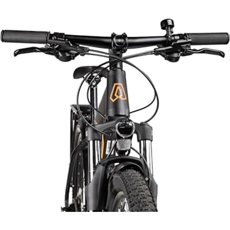 Axess SANDEE DX ATB All-Terrain-Bike 29 Zoll, Schwarz, hydraulische Shimano Scheibenbremsen, 2x8 Gang Kettenschaltung, alltagstauglich – Bild 3