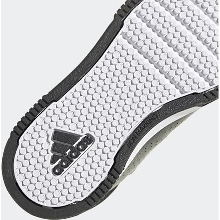 adidas Tensaur Sport 2.0 Cf, Mädchen Laufschuhe mit abriebfester Non Marking Gummisohle, Schwarz, Klettverschluss – Bild 4