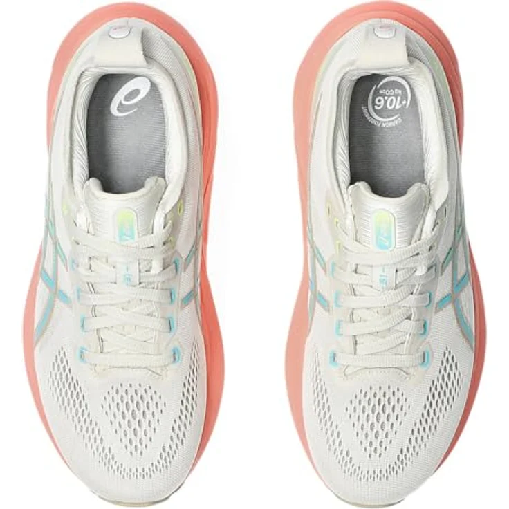 ASICS Performance Gel Kayano 31, Damen Laufschuhe mit Gel-Technologie, mehrfarbig (birch/energy aqua) – Bild 3