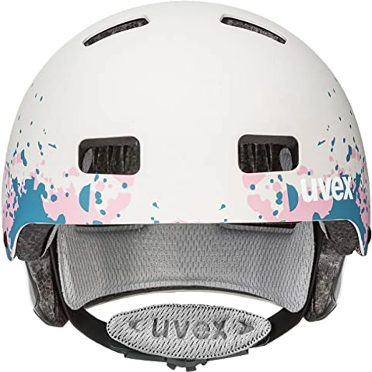 Uvex kid 3 cc grey-grapefruit matt 51-55 cm – Bild 3