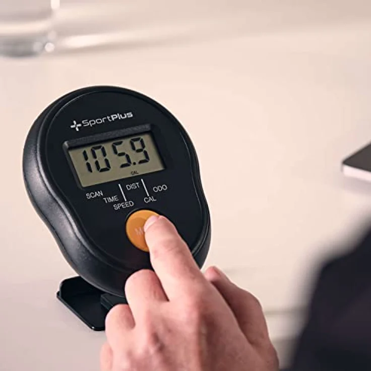 SportPlus Tischfahrrad für zuhause | Heimtrainer Fahrrad klappbar für höhenverstellbare Tische | perfekt für Homeoffice – Bild 3