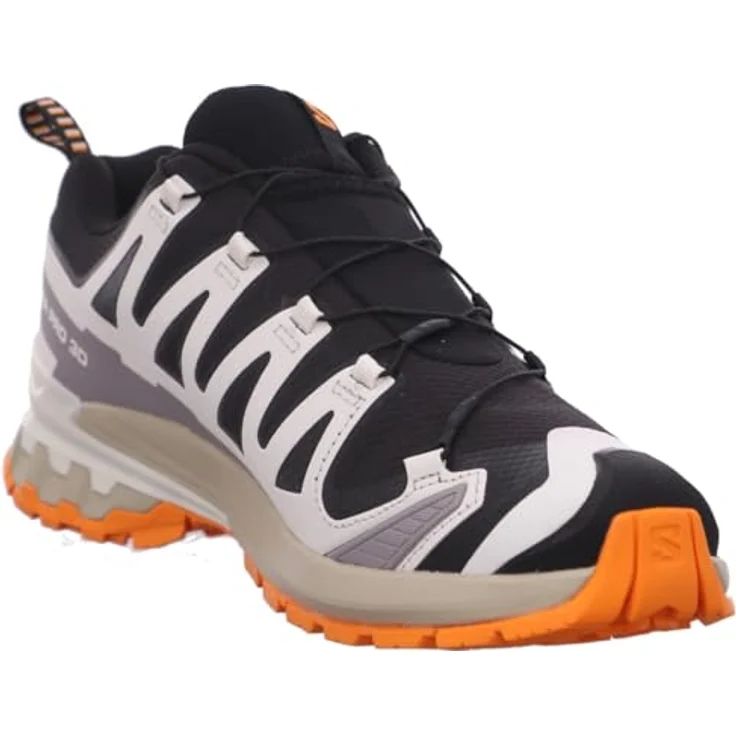 Salomon XA PRO 3D V9 GORE-TEX, Wanderschuhe in Black/Vanilla Ice/Turmeric, Größe 45 1/3, wasserdicht und atmungsaktiv – Bild 4