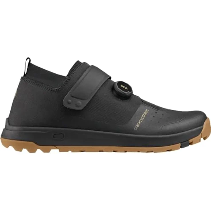 Crankbrothers Stamp Trail Schuh, BOA, flach, black/gold/gum, Größe 44 (EU) | 10.5 (US) – Bild 1