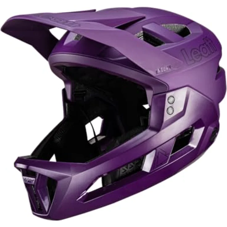 Leatt Helmet MTB Enduro 2.0, Fahrradhelm mit 360° Turbine Technology, purple, Größe L – Bild 3