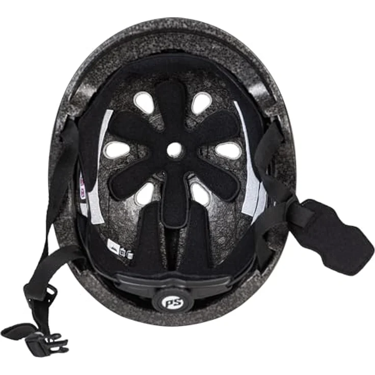 Powerslide Urban Helm Schwarz, Sicherheitshelm für Action Sport, Größe 58-62 cm – Bild 6