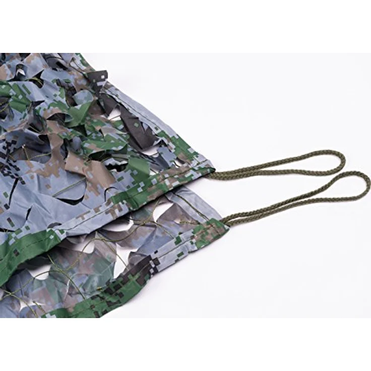NINAT Tarnnetz Camouflage Netz 2x3m aus 150D-Polyester, oliv-grün, für Jagd und Outdoor-Aktivitäten – Bild 4