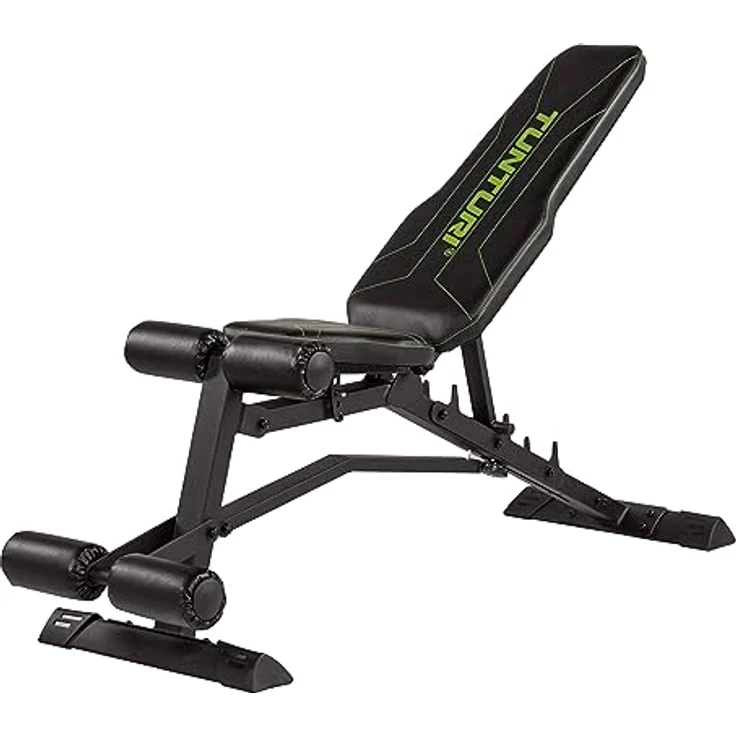Tunturi Hantelbank UB80, verstellbar negativ, Bauchmuskeltrainer, Fitnessbank – Bild 1