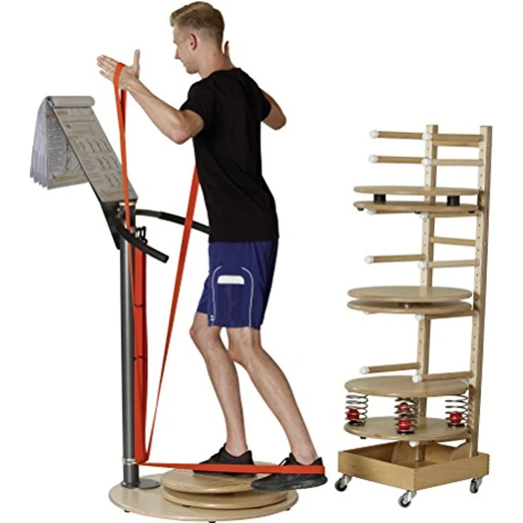 pedalo® 5S-Physiostation I Physiotherapie I Balance I Koordination I Training I Set I Mobil einsetzbar, Balancegeräte: Balanceboards – Bild 2