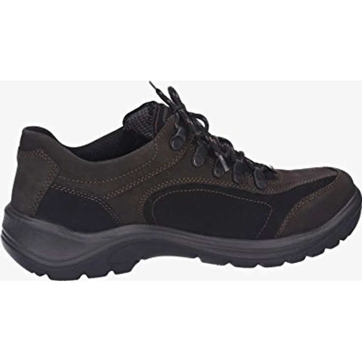Waldläufer HAYO Trekkingschuh, Halbschuh aus Nubukleder mit wasserabweisender WaldläuferTEX-Membran, schiefer/schwarz – Bild 8