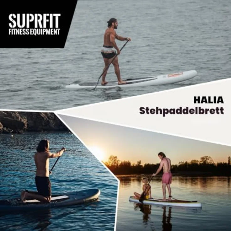 SF SUPRFIT SUP-Board Halia Purple, Touring Stand-Up-Paddling Board mit Rucksack, Paddel, Luftpumpe und 3 Finnen, Max. Nutzergewicht 140 kg – Bild 4