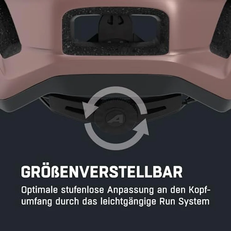 Alpina Sports Tour Helm Paranus 59-62, Fahrradhelm mit stoßabsorbierender EPS-Innenschale und hoher Luftzirkulation, mattrosa – Bild 5