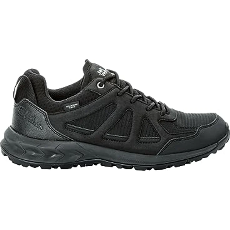 Jack Wolfskin Woodland 2 Texapore Low W, Damen Wanderschuhe, wasserdicht und atmungsaktiv, Schwarz, Größe 38 – Bild 2