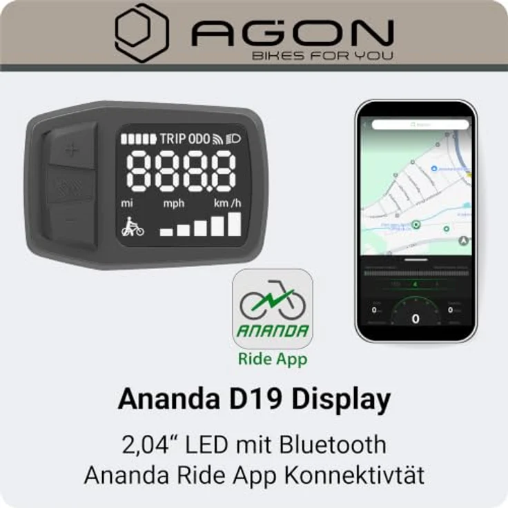 Agon Axis E-Bike 26 Zoll Citybike, Aluminiumrahmen mit tiefem Einstieg, motorisiert mit 250 W, weiß – Bild 4