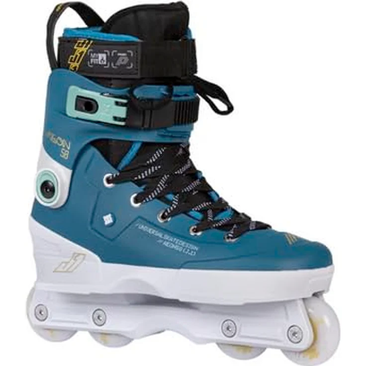 USD Aeon 58 Jay Yoon, Rollschuhe mit V-Power Top-Strap, Myfit 2nd Skin Liner und UC Pro Wheels (58 mm, 88A/92A Mix) für optimalen Komfort und Fahrgefühl – Bild 1