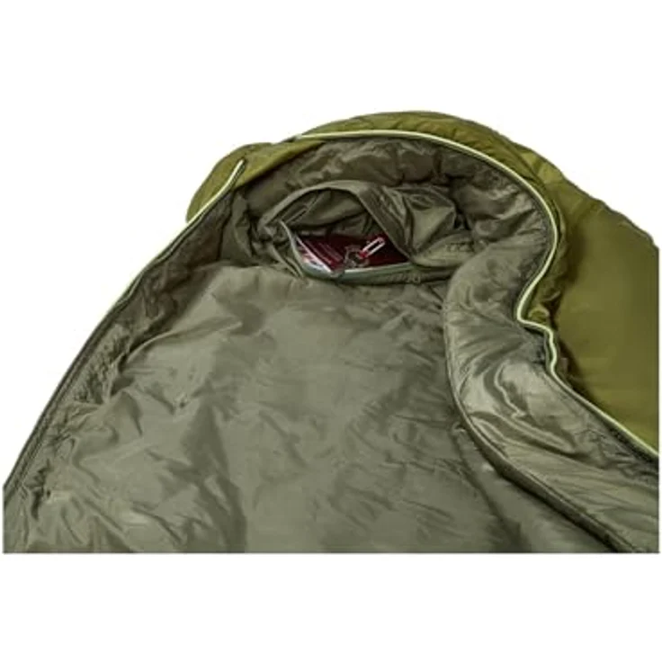 VAUDE Selun 1300 Syn, warmer Kunstfaserschlafsack in Mumienform mit Primaloft Isolation und Sicherheitsfach im Fußbereich, klimaneutral aus 100% recycelten Materialien – Bild 2