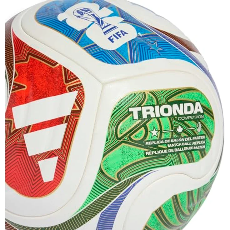 adidas Performance Fußball WC COM, offizieller Spielball der Fußball WM mit nahtloser Oberfläche und präzisem Flugverhalten – Bild 4